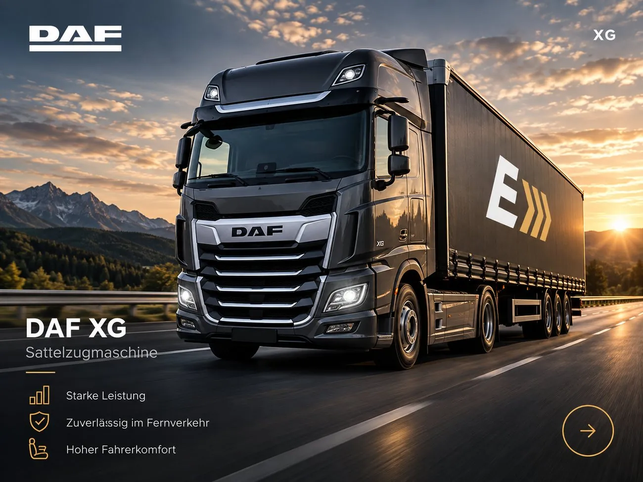 DAF XG, KI-generiertes Bild